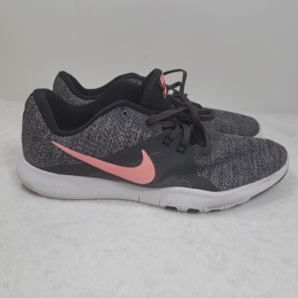 Nike Flex Trainer 8 Anthracite/Sunset Pulse-Black 924339-006‎ Women's Size 11